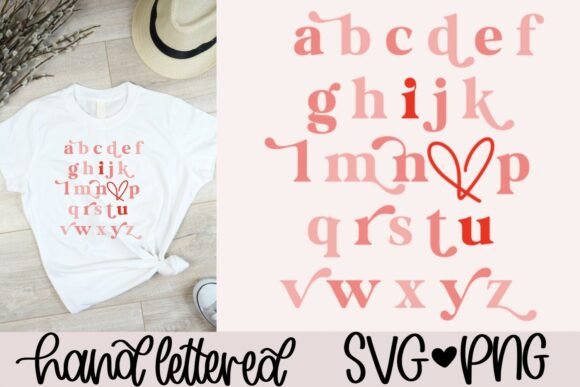 Alphabet Valentine SVG PNG: A Charming Design Review