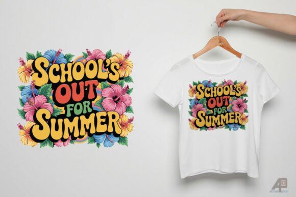 Celebrating Summer with School's Out Embroidery