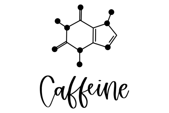 Exploring Caffeine Molecule Svg for Embroidery