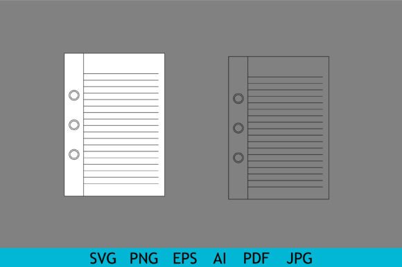 Notebook Paper SVG: A Versatile Embroidery Design