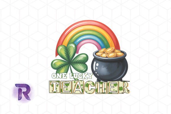 One Lucky Teacher St. Patrick's Day PNG