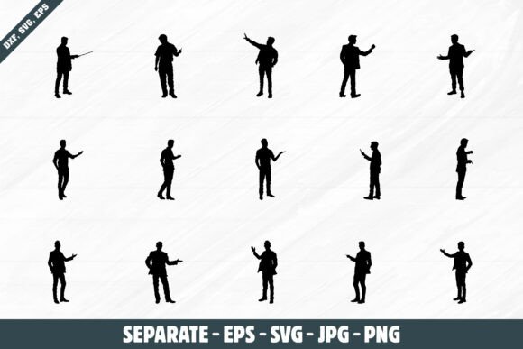 Person Giving Presentation Svg Set: A Designer's Take