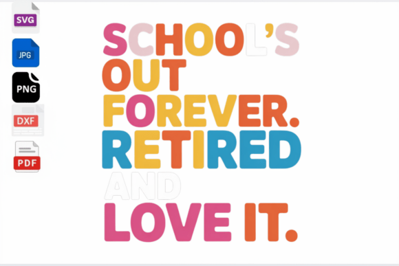 School's Out Forever: A Versatile Embroidery Design