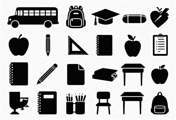 School Supplies Icons Bundle: A Designer's Review