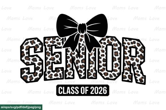 Senior Class of 2026: A Bold and Stylish Embroidery Design