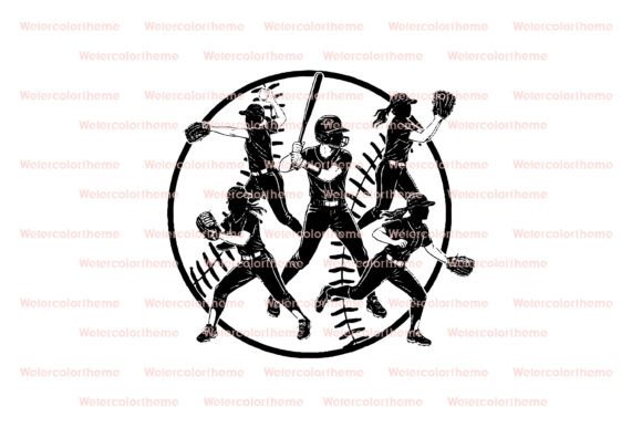 Softball Team SVG: A Bold Choice for Embroidery
